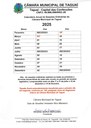 Calendário de Sessões Ordinárias - 2025 Calendário de Sessões Ordinárias - 2025