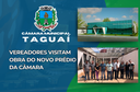 Câmara Municipal de Taguaí Inicia 6ª Etapa da Obra do Novo Prédio Legislativo