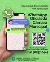 Câmara Municipal de Taguaí lança canal oficial de atendimento via WhatsApp