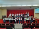 Servidores da Câmara de Taguaí participam de curso de Licitações